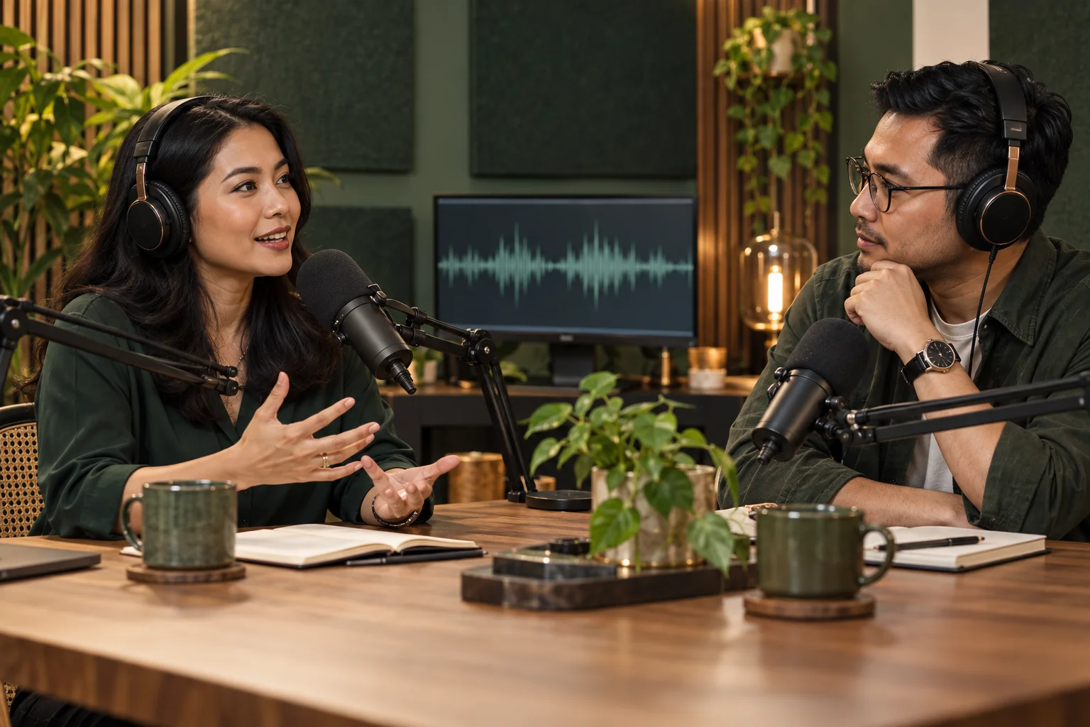 Podcast conversation and audio knowledge
