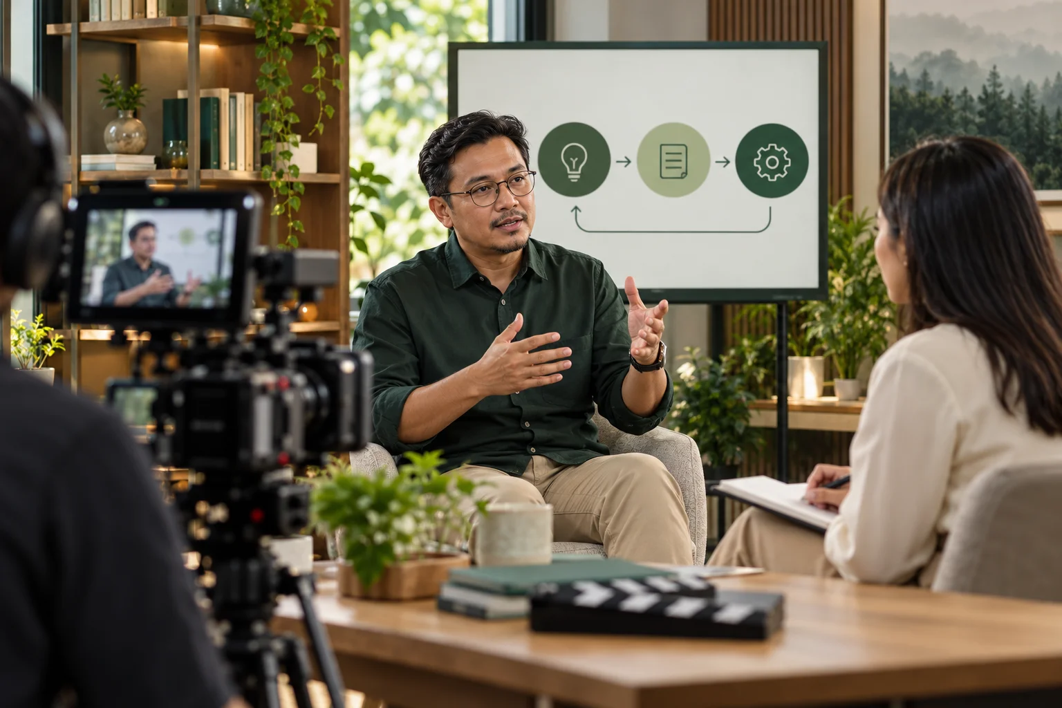 Expert video learning session